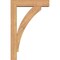 Ekena Millwork Thorton Block Smooth Bracket w/ Offset Brace, Western Red Cedar, 5 1/2"W x 22"D x 34"H BKT0604X22X34THR05SWR - alternate 2
